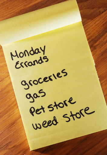 Errands and shopping